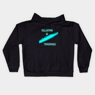 turquoise Kids Hoodie